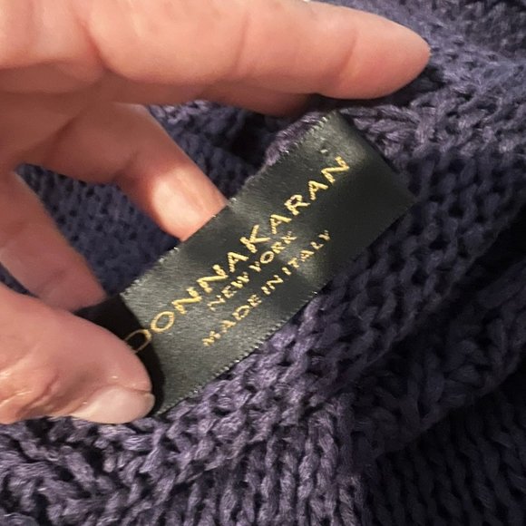 90's VINTAGE DONNA KARAN MADE IN ITALY KNIT JUMPER SIZE S SMALL - Picture 3 of 4